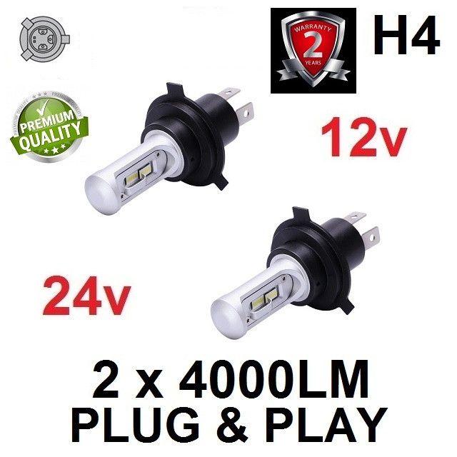 H4 SET LUMILED ZES chip 8000LM ATOM-series - ZA SREDNJE-DUGO - PLUG&PLAY Beograd Zemun